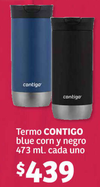 Soriana Híper Termo CONTIGO blue corn y negro 473 ml. cada uno oferta
