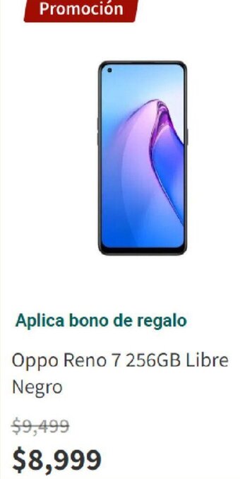 Elektra Oppo Reno 7 256GB Libre oferta