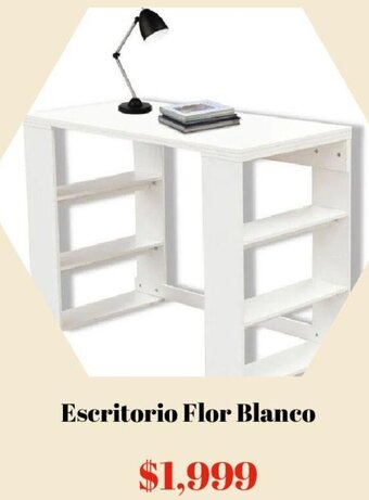 Elektra Escritorio Flor Blanco oferta