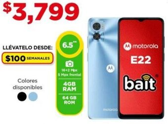 Bodega Aurrerá motorola E22 oferta