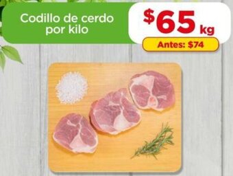 Bodega Aurrerá Codillo de cerdo por kilo oferta
