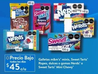 Galletas m&m's minis, Sweet Tarts