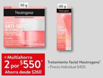Walmart Tratamiento facial Neutrogena oferta