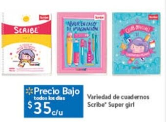 Variedad de cuadernos Scribe Super girl