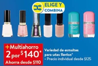 Variedad de esmaltes para uñas Revlon