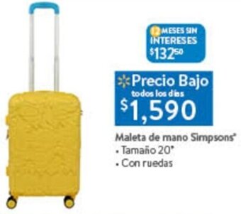 Maleta de mano Simpsons Tamaño 20