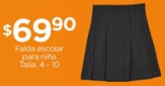 Chedraui Falda escolar para niña Talla: 4-10 oferta