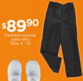 Pantalón escolar para niño Talla: 4-10