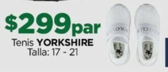 Chedraui Tenis YORKSHIRE Talla: 17-21 oferta