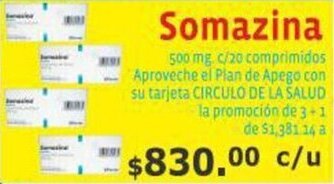Somazina 500 mg.