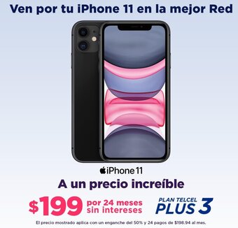 Telcel iPhone 11 oferta