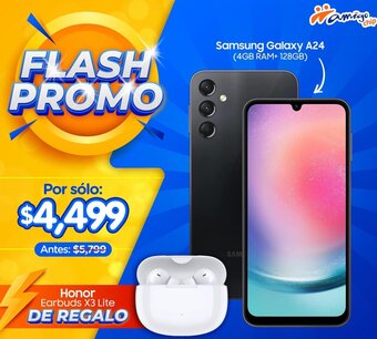 Telcel Samsung Galaxy A24 (4GB RAM+ 128GB) oferta