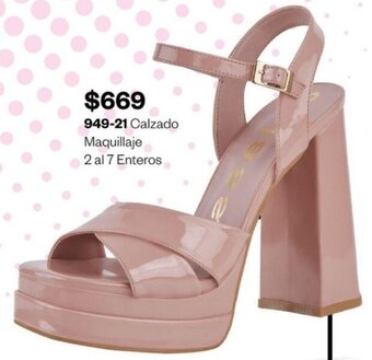 949-21 Calzado Maquillaje 2 al 7 Enteros