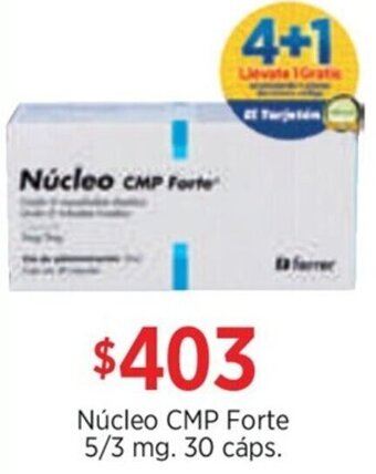 Farmatodo Núcleo CMP Forte 5/3 mg. 30 cáps. oferta