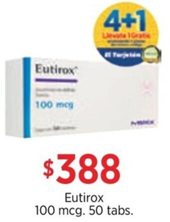 Eutirox 100 mcg. 50 tabs.