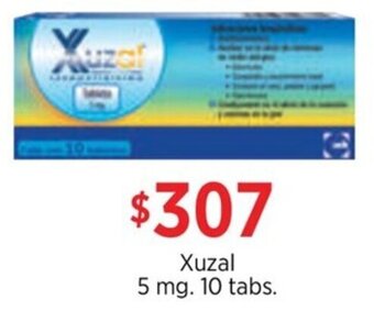 Xuzal 5 mg. 10 tabs.