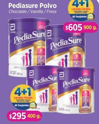 Pediasure Polvo Chocolate / Vainilla/Fresa 900G