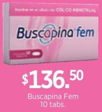 Buscapina Fem 10 tabs.