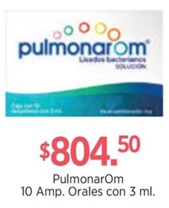 PulmonarOm 10 Amp. Orales con 3 ml.