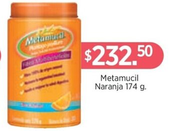 Metamucil Naranja 174 g.