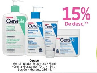 Cerave Gel Limpiador Espumoso 473 ml.