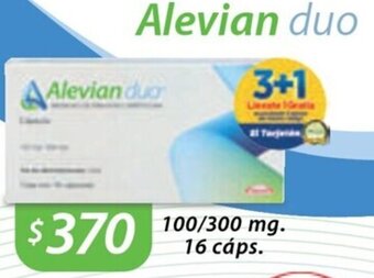 Alevian dua 100/300mg 16 caps