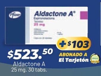 Farmatodo Aldactone A 25 mg. 30 tabs. oferta