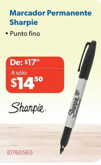 Marcador Permanente Sharpie