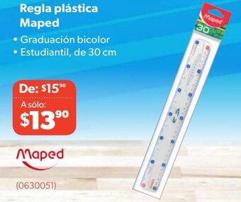 Regla plástica Maped