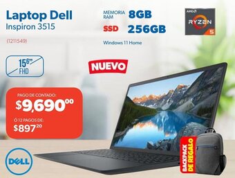 Ofix Laptop Dell Inspiron 3515 oferta