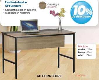 Escritorio básico AP Furniture