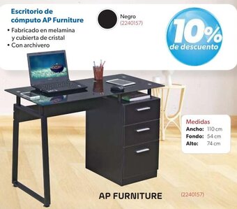 Ofix Escritorio de cómputo AP Furniture oferta