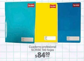 La Comer Cuaderno profesional scribe 100 hojas oferta