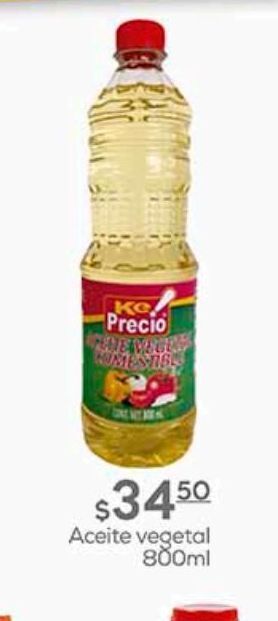 Fresko Aceite vegetal ke precio 800ml oferta