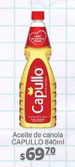 La Comer Aceite de canola capullo 840ml oferta