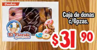 Caja de Donas C/6pzas