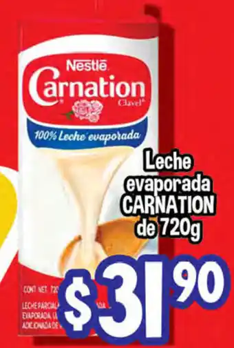 Leche Evaporada Carnation de 720g
