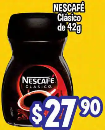 El Florido Nescafé Claàsico de 42g oferta