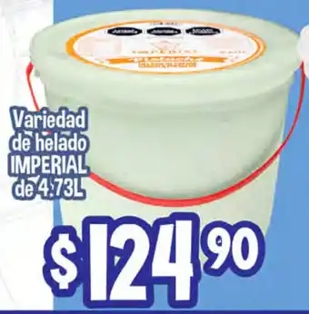 Variedad de Helado Imperial de 4.73L