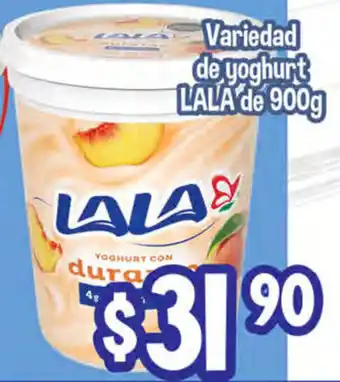 Variedad de Yoghurt Lala de 900g