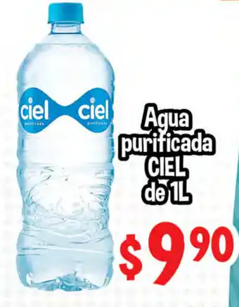El Florido Agua Purificada Ciel de 1L oferta