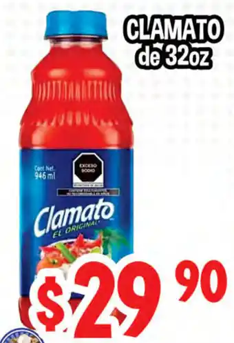 Clamato de 32oz
