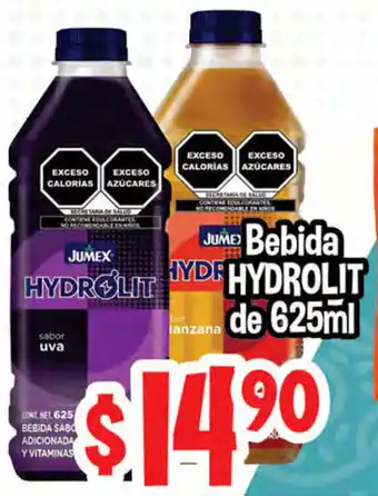 Bebida Hydrolit de 625ml