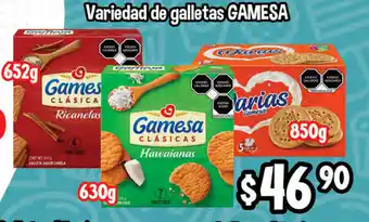 Variedad Galletas Gamesa