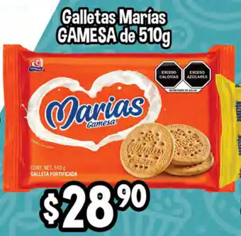 Galletas Marías Gamesa de 510g