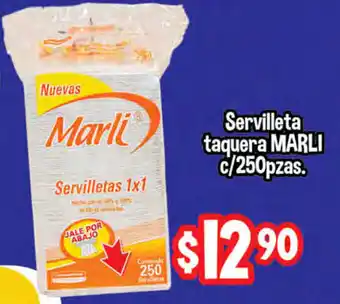 El Florido Servilleta Taquera Marli c/250pzas. oferta