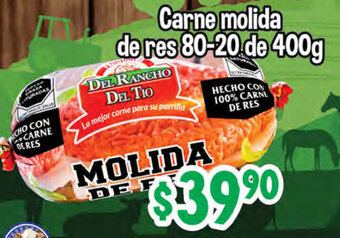 Carne Molida de Res 80-20 de 400g