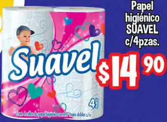 El Florido Papel Higiénico Suavel c/4pzas. oferta