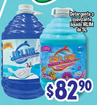 El Florido Detergente Suavizante Líquido Irlim de 5L oferta
