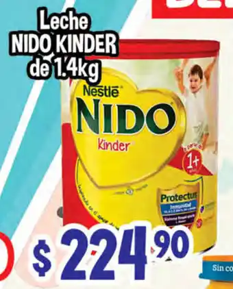 Leche Nido Kinder de 1.4kg